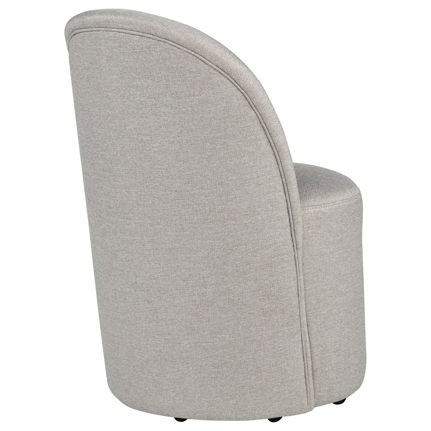 Aubrey Upholstered Barrel Dining Side Chair Beige (Set of 2)