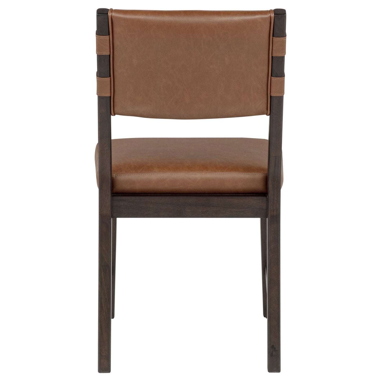 Tegan Faux Leather Upholstered Dining Side Chair Cognac (Set of 2)