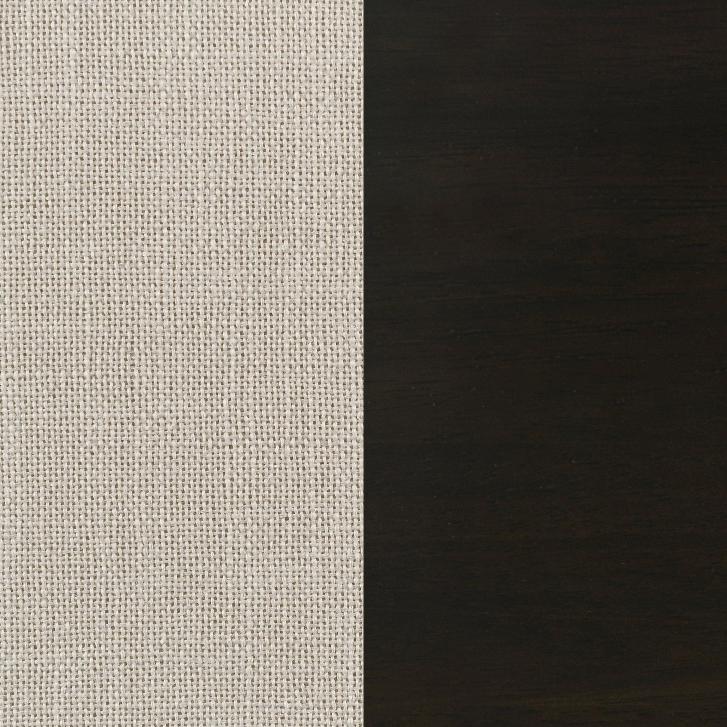 Alana Upholstered Dining Side Chair Beige Smokey Black (Set of 2)