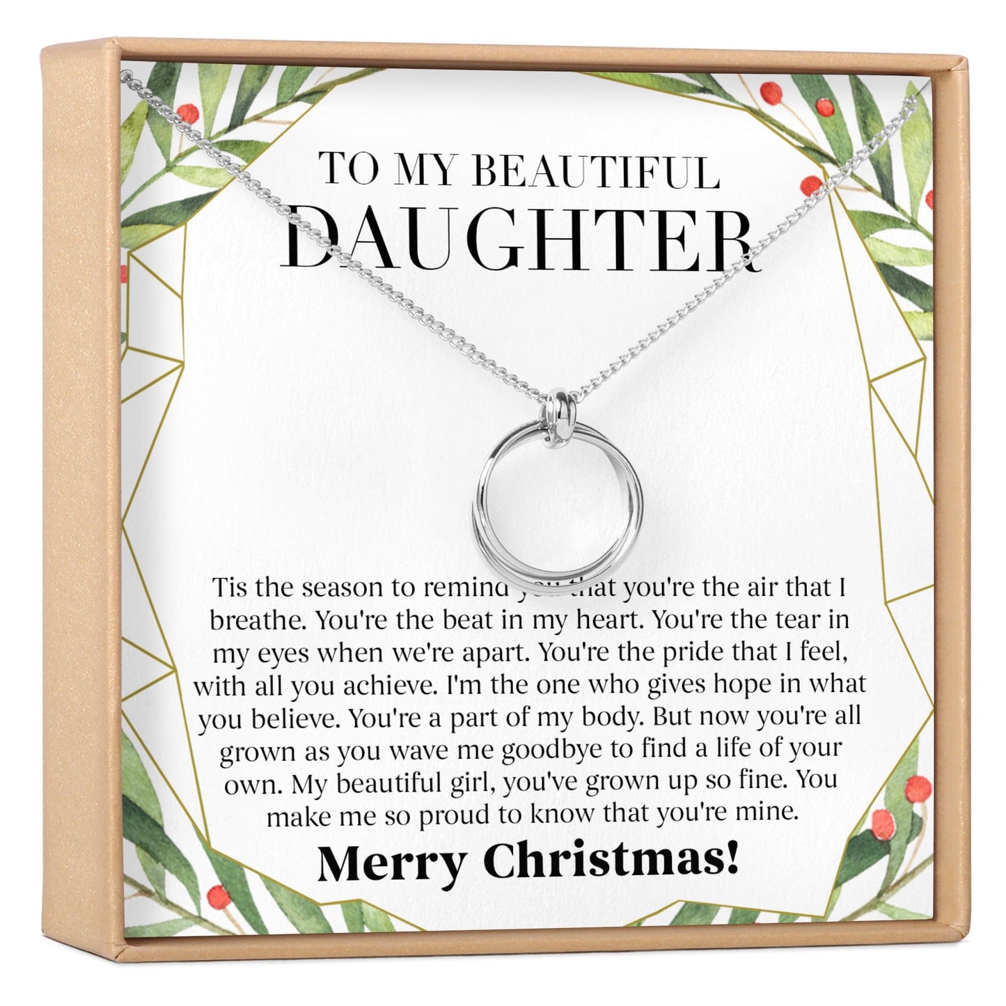 Christmas Gift for Daughter Necklace, Multiple Styles