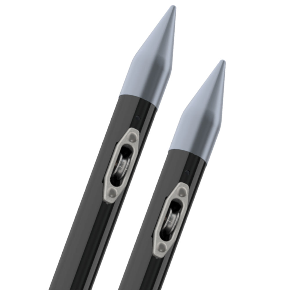 Tangons de pêche télescopiques internes en fibre de carbone TACO 22' pour pêche en haute mer [OI-3220CF]