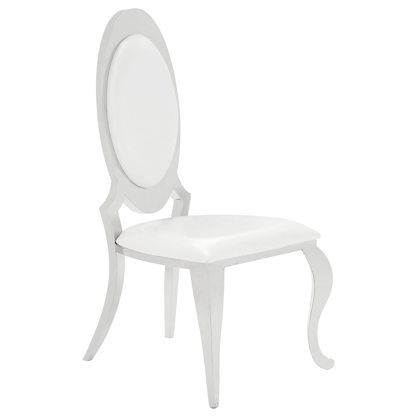 Antoine Upholstered Dining Chair Cream White (Set of 2)