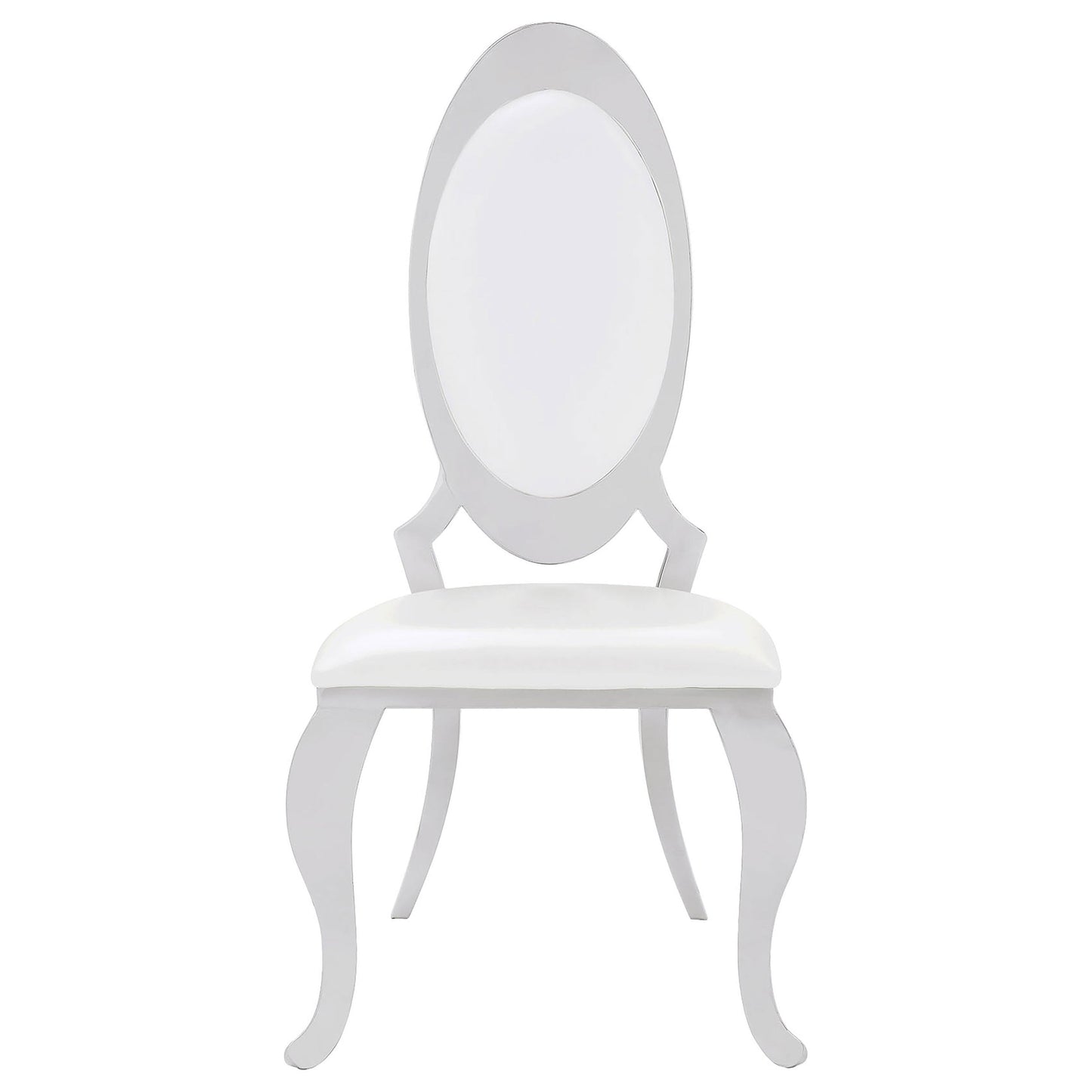 Antoine Upholstered Dining Chair Cream White (Set of 2)