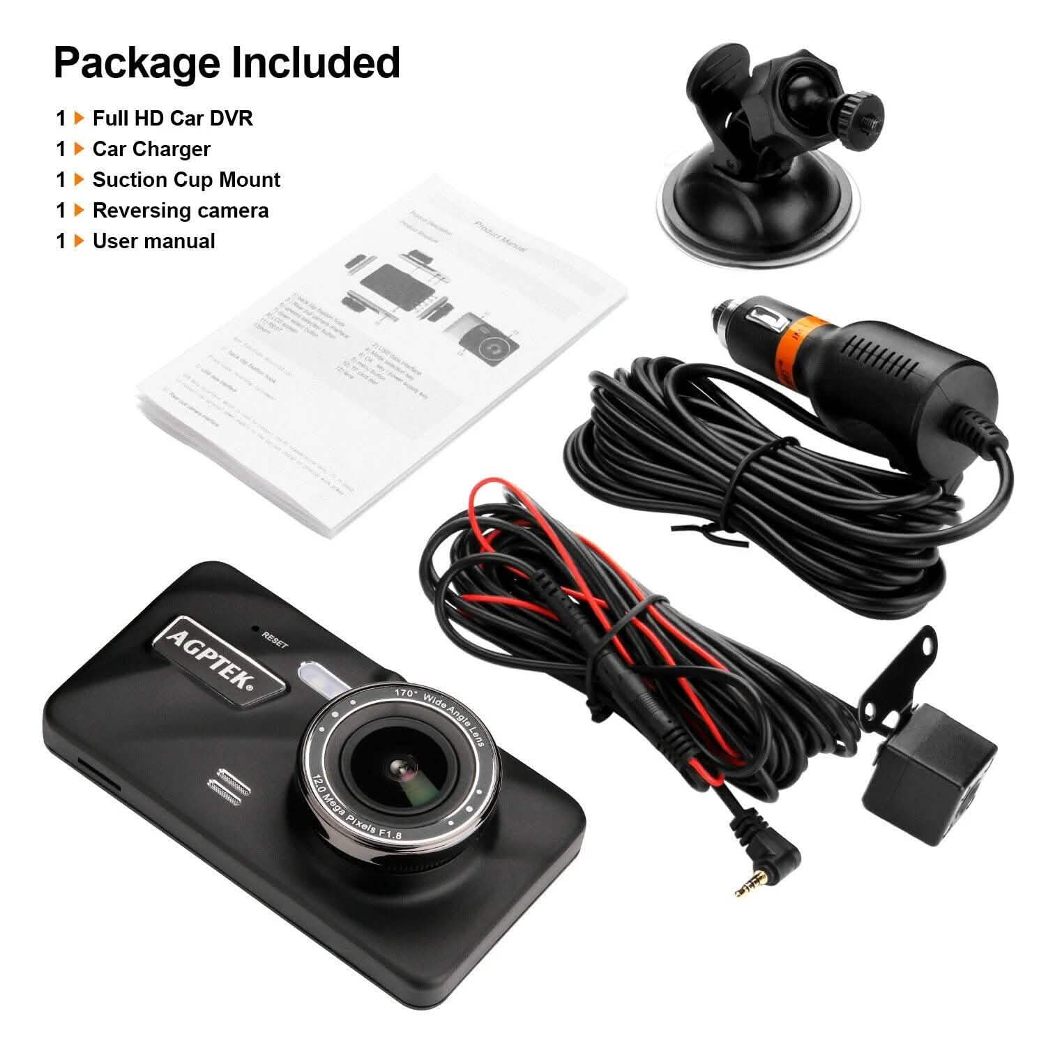 1080p Car Dashboard DVR Camera Video Recorder
