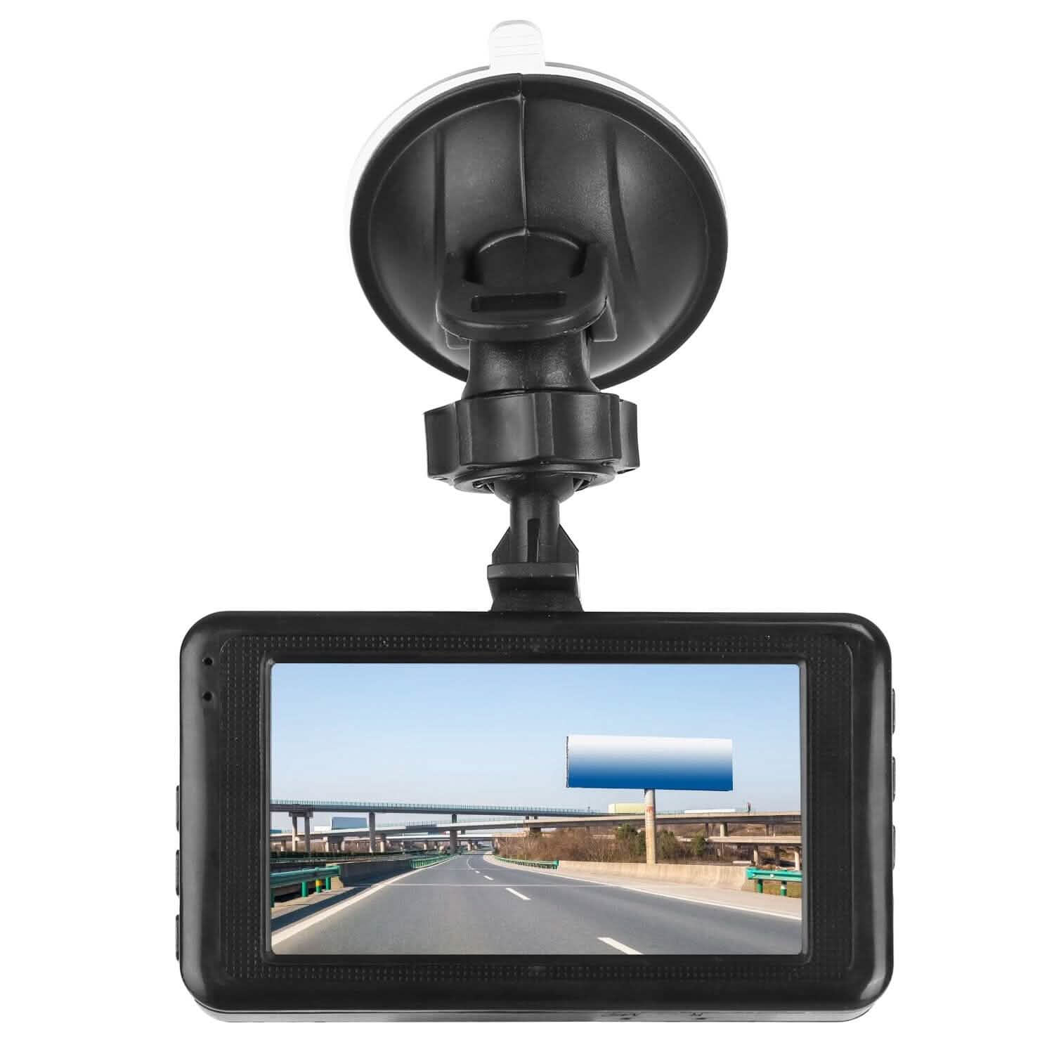 1080P 車載DVR 3インチカメラ ダッシュカム 100°視野角 ループ録画 動体検知