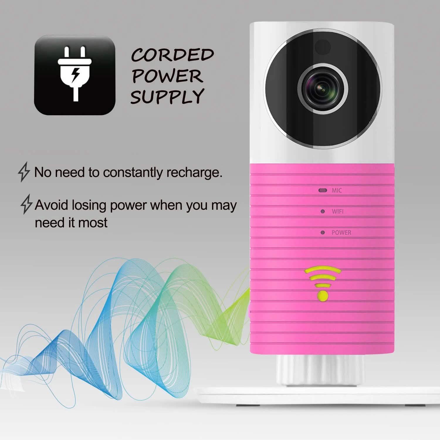Caméra de sécurité IP WiFi intelligente 1080P HD sans fil pour bébé