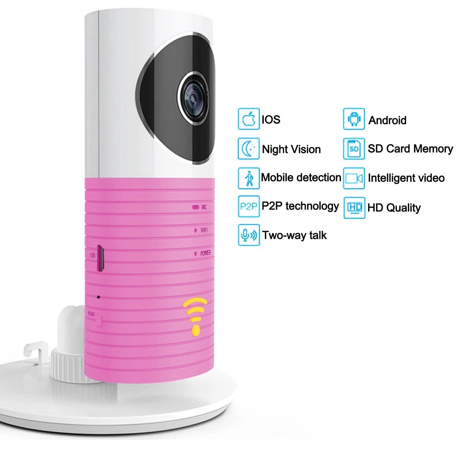 Caméra de sécurité IP WiFi intelligente 1080P HD sans fil pour bébé
