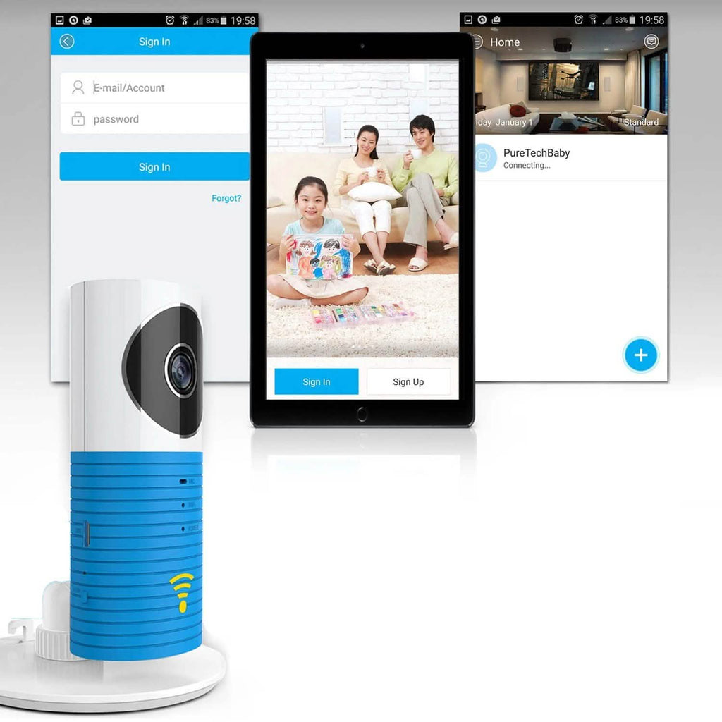 Caméra de sécurité IP WiFi intelligente 1080P HD sans fil pour bébé