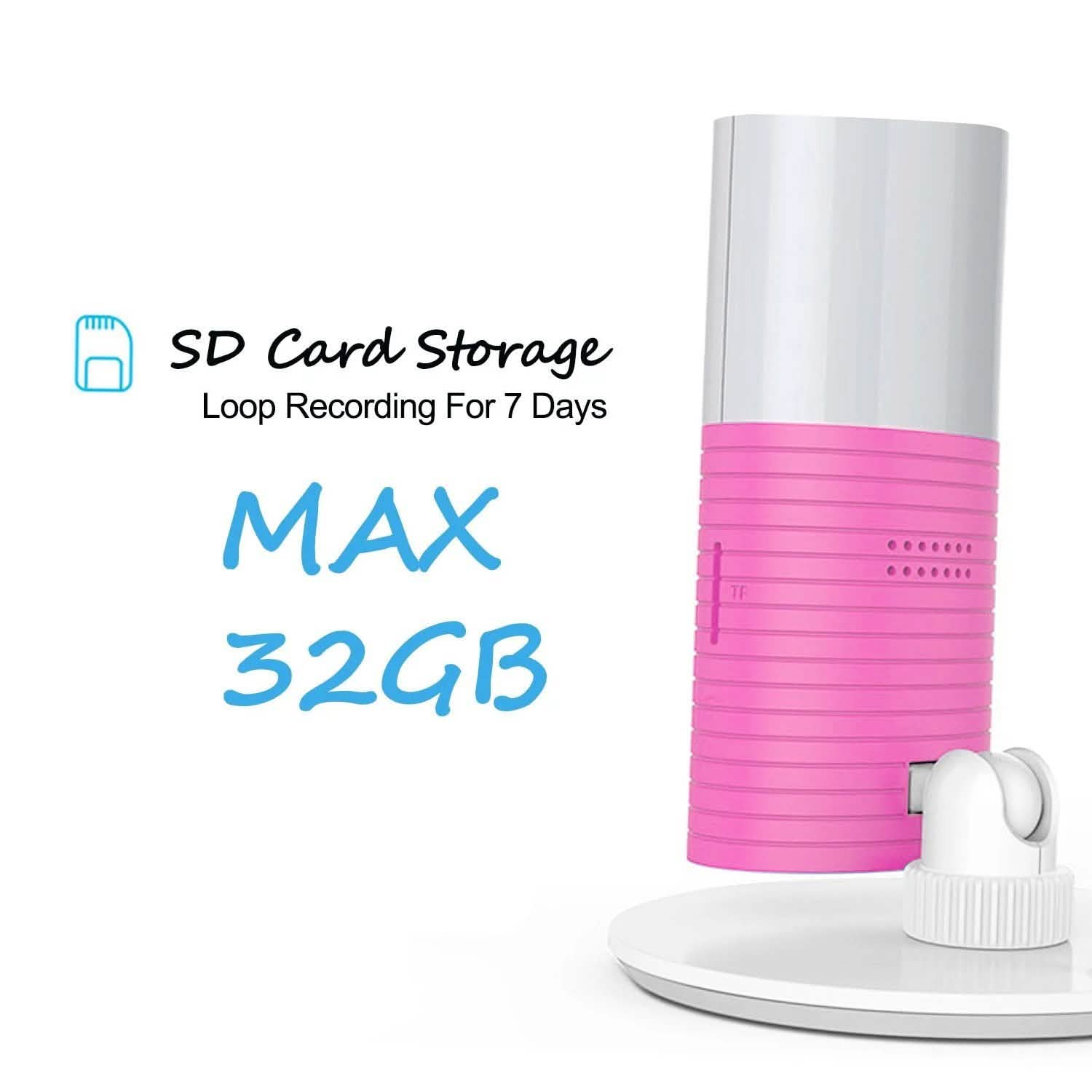 Caméra de sécurité IP WiFi intelligente 1080P HD sans fil pour bébé