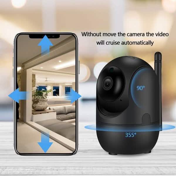 Caméra de sécurité domestique à suivi intelligent 1080P Caméra WiFi PTZ HD