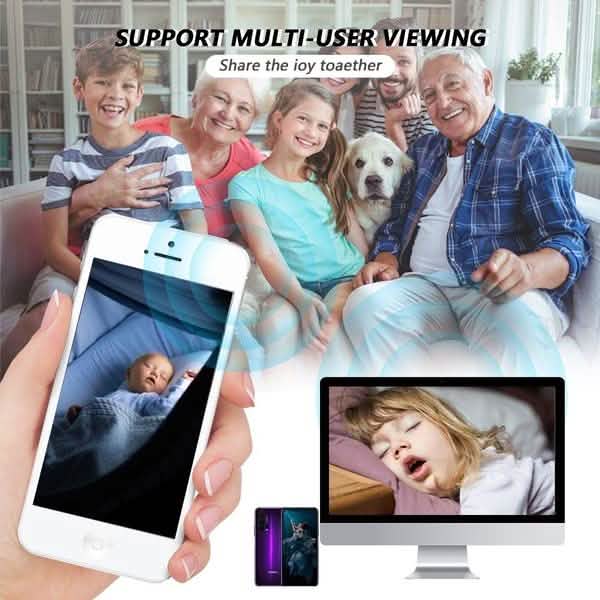 Caméra de sécurité domestique à suivi intelligent 1080P Caméra WiFi PTZ HD