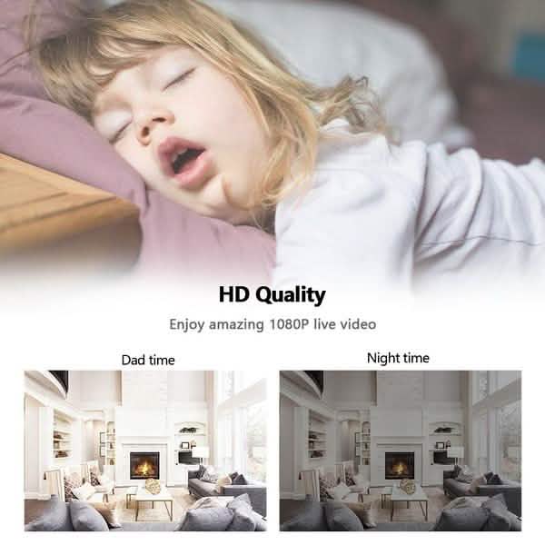 Caméra de sécurité domestique à suivi intelligent 1080P Caméra WiFi PTZ HD