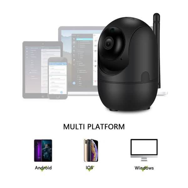 Caméra de sécurité domestique à suivi intelligent 1080P Caméra WiFi PTZ HD