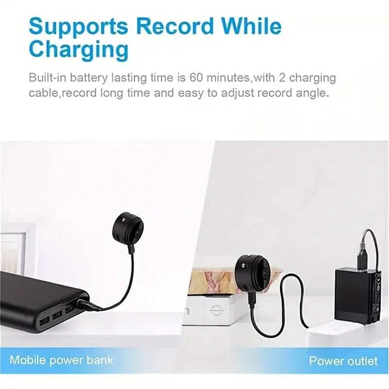 1080P ミニ ワイヤレス 2.4G 監視用隠しカメラ