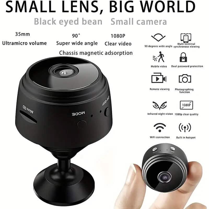 1080P ミニ ワイヤレス 2.4G 監視用隠しカメラ