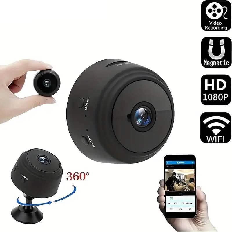 1080P ミニ ワイヤレス 2.4G 監視用隠しカメラ