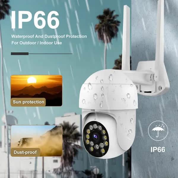 Caméra de surveillance extérieure 1080P avec vision nocturne couleur