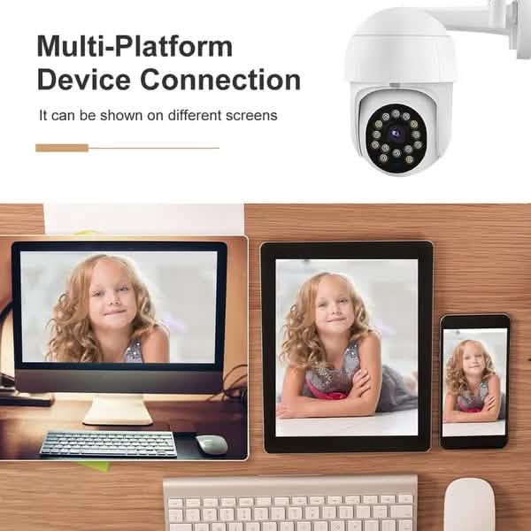 Caméra de surveillance extérieure 1080P avec vision nocturne couleur