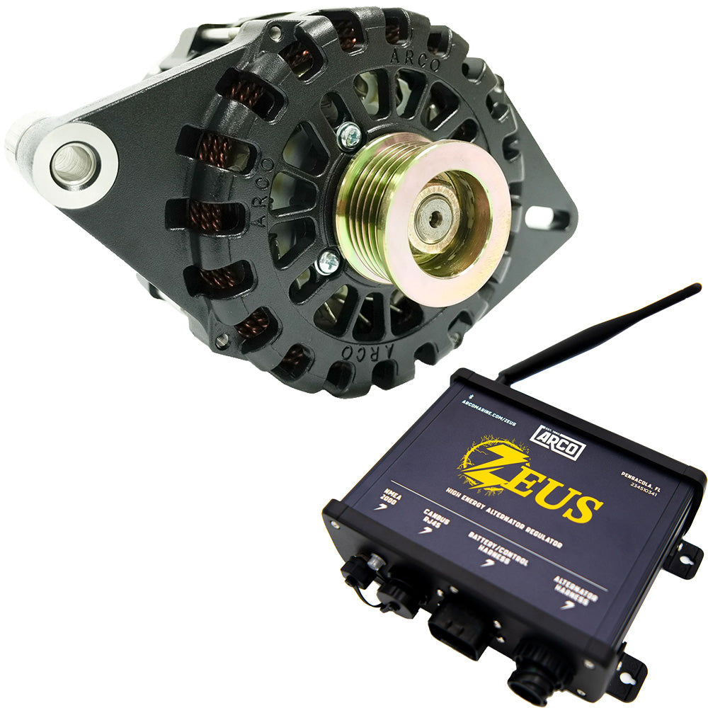 ARCO Zeus A275L 1"-2" Single Foot Alternator w/Isolated Ground, Terminal Block  Zeus High-Energy Alternator Regulator [4028-AZ1000]