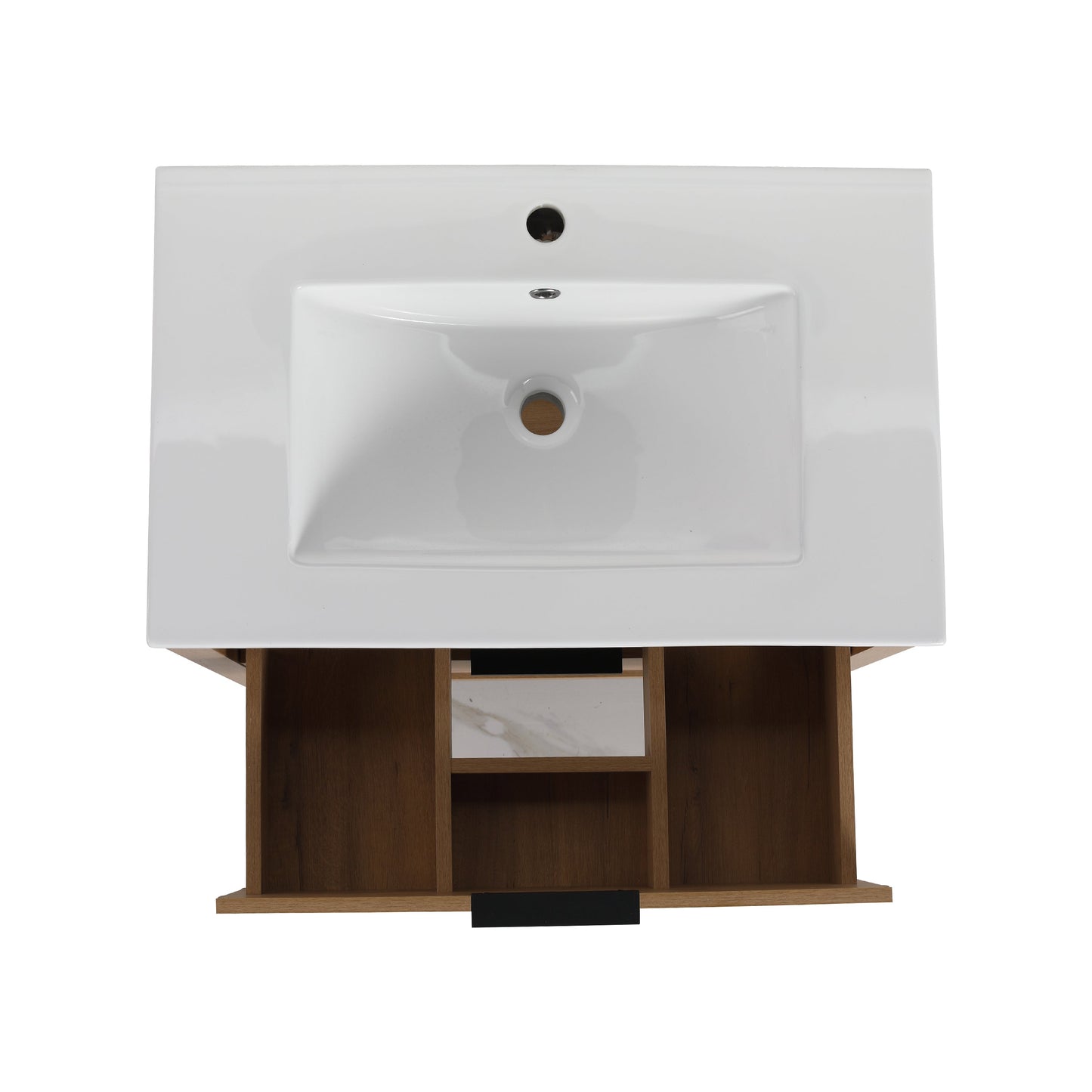 30 Inch Bathroom Vanity Plywood With 2 Drawers-BVB01030IMO-BL9075B