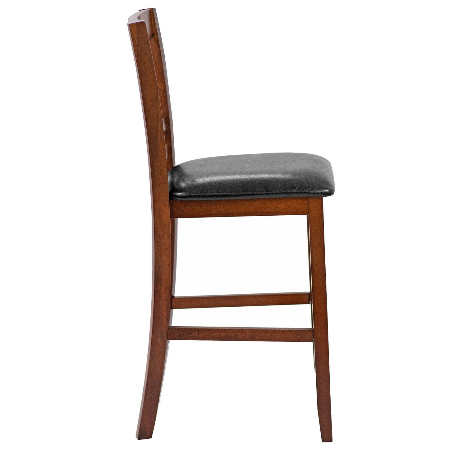 Set of 2 Bar Stools 25 Inch Counter Height Chairs with
