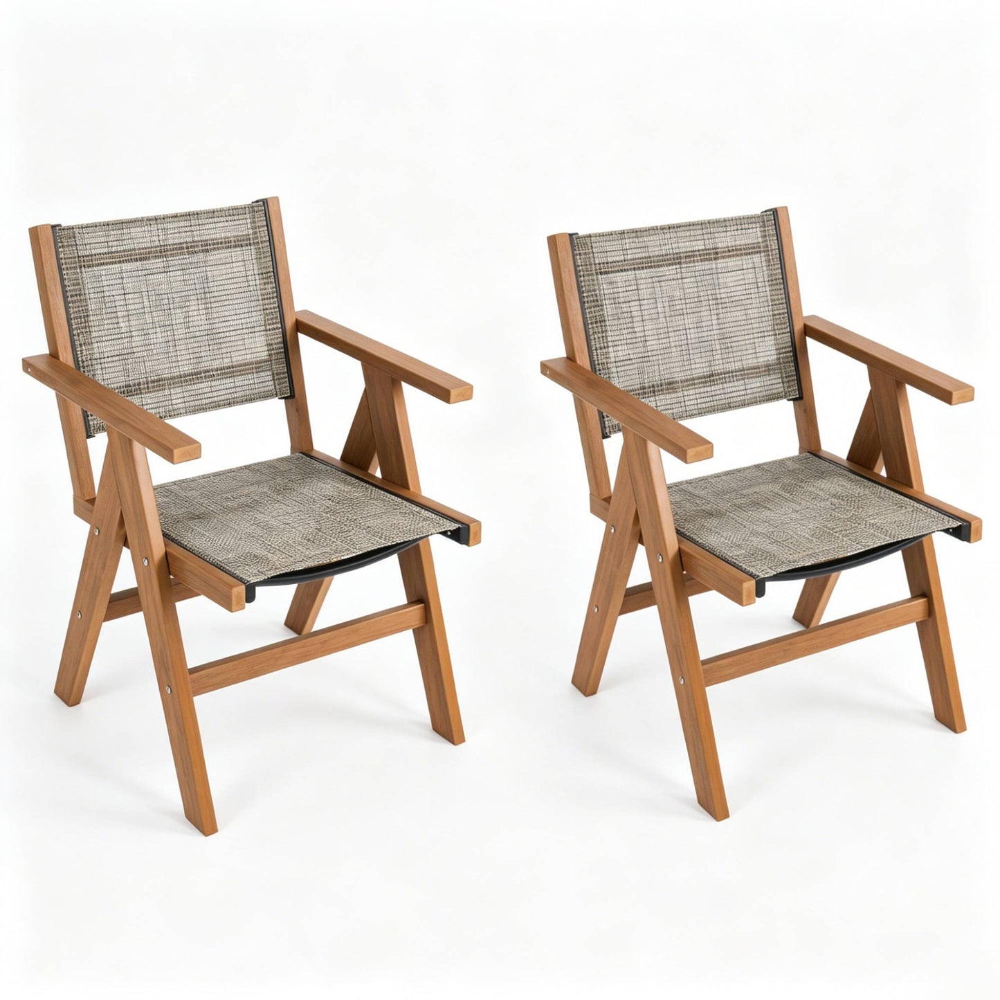 2 Piece HIPS Outdoor Dining Chair Set