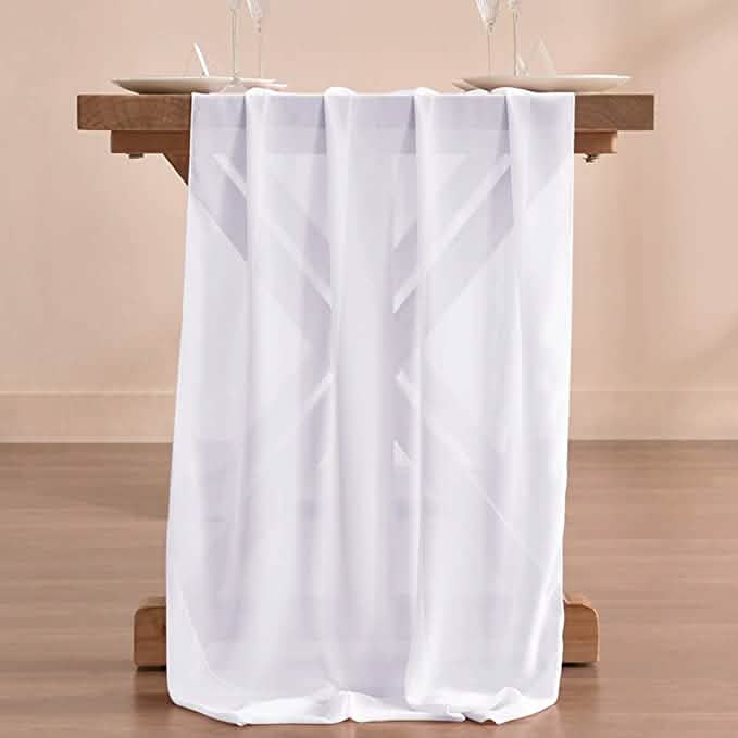 10Ft. Chiffon Table Runner