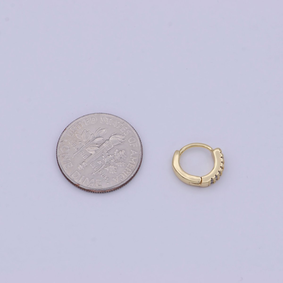 10mm Mini Hoop Earrings • 14k Gold Filled Tiny Earrings • Huggie Hoops Earrings • Minimalist Earrings Wholesale Jewelry T-306
