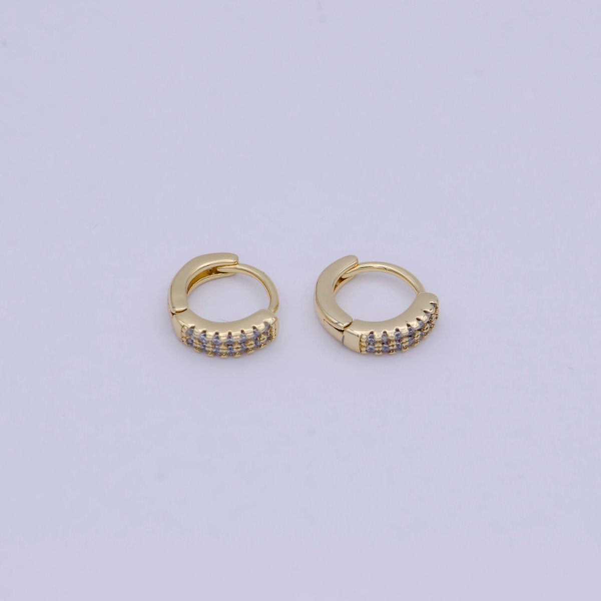10mm Mini Hoop Earrings • 14k Gold Filled Tiny Earrings • Huggie Hoops Earrings • Minimalist Earrings Wholesale Jewelry T-306
