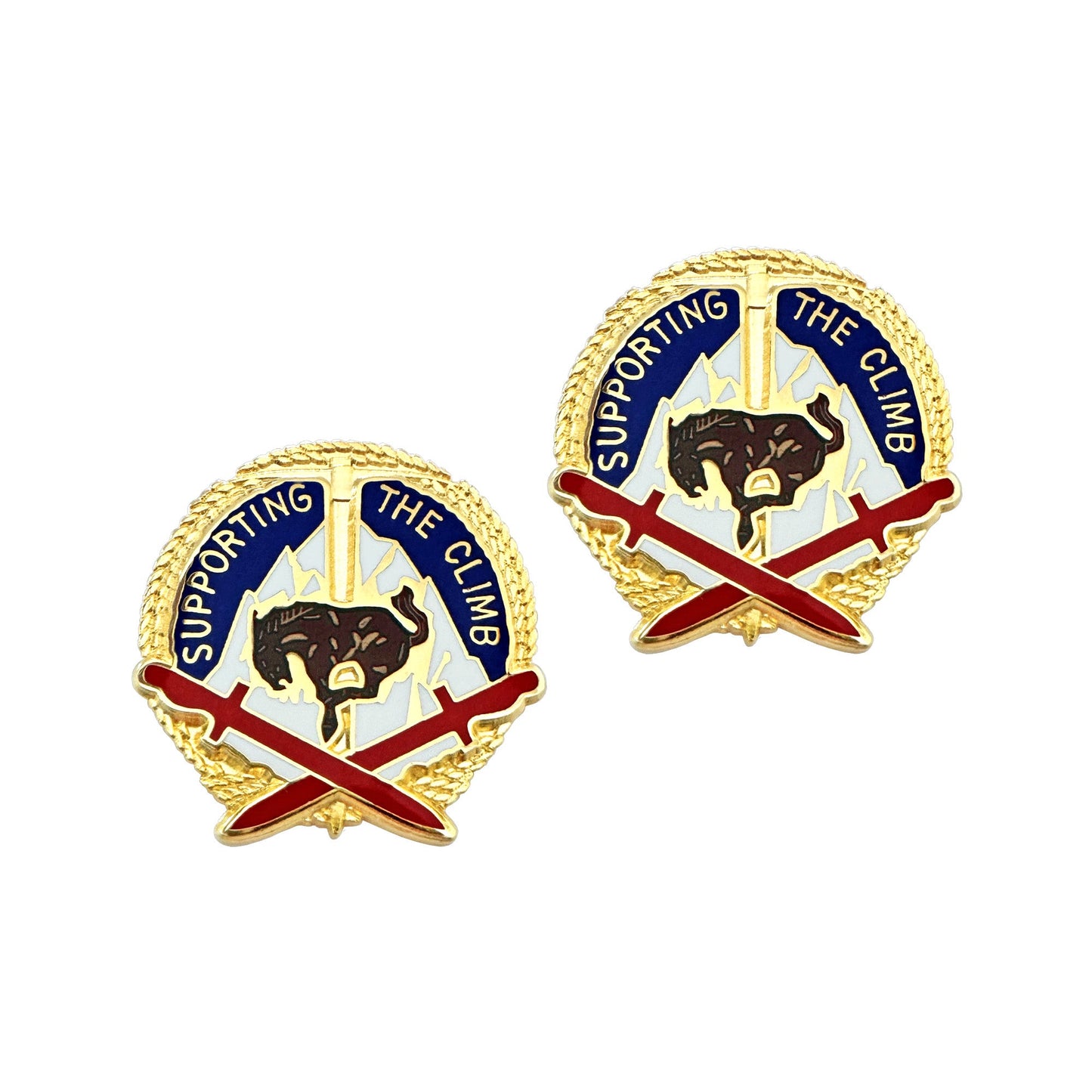 U.S. Army 10th Sustainment Brigade (10th SBTB) Unit Crest (Pair)