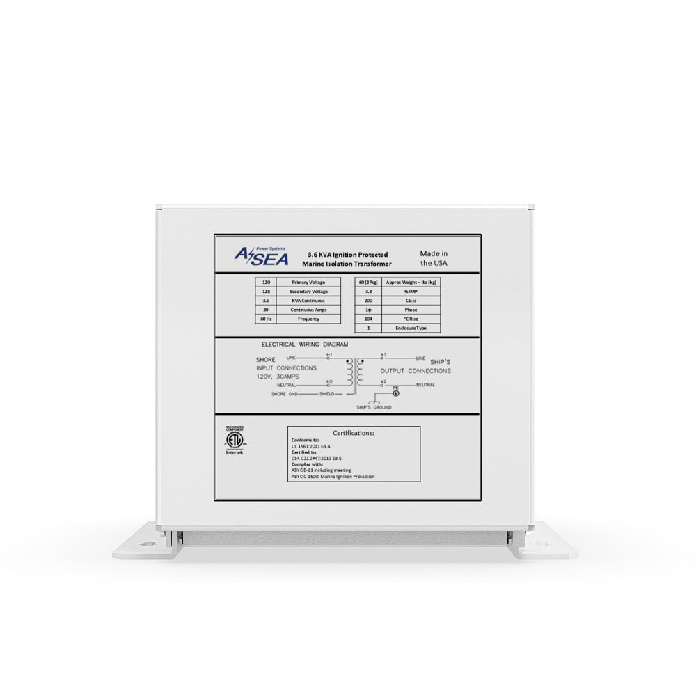 ASEA パワーシステム 12 kVA アイソレーショントランスフォーマー [634103]