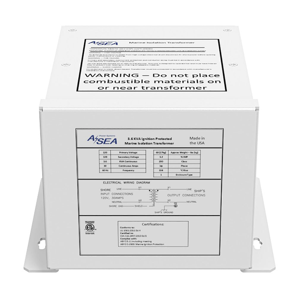 ASEA パワーシステム 12 kVA アイソレーショントランスフォーマー [634103]
