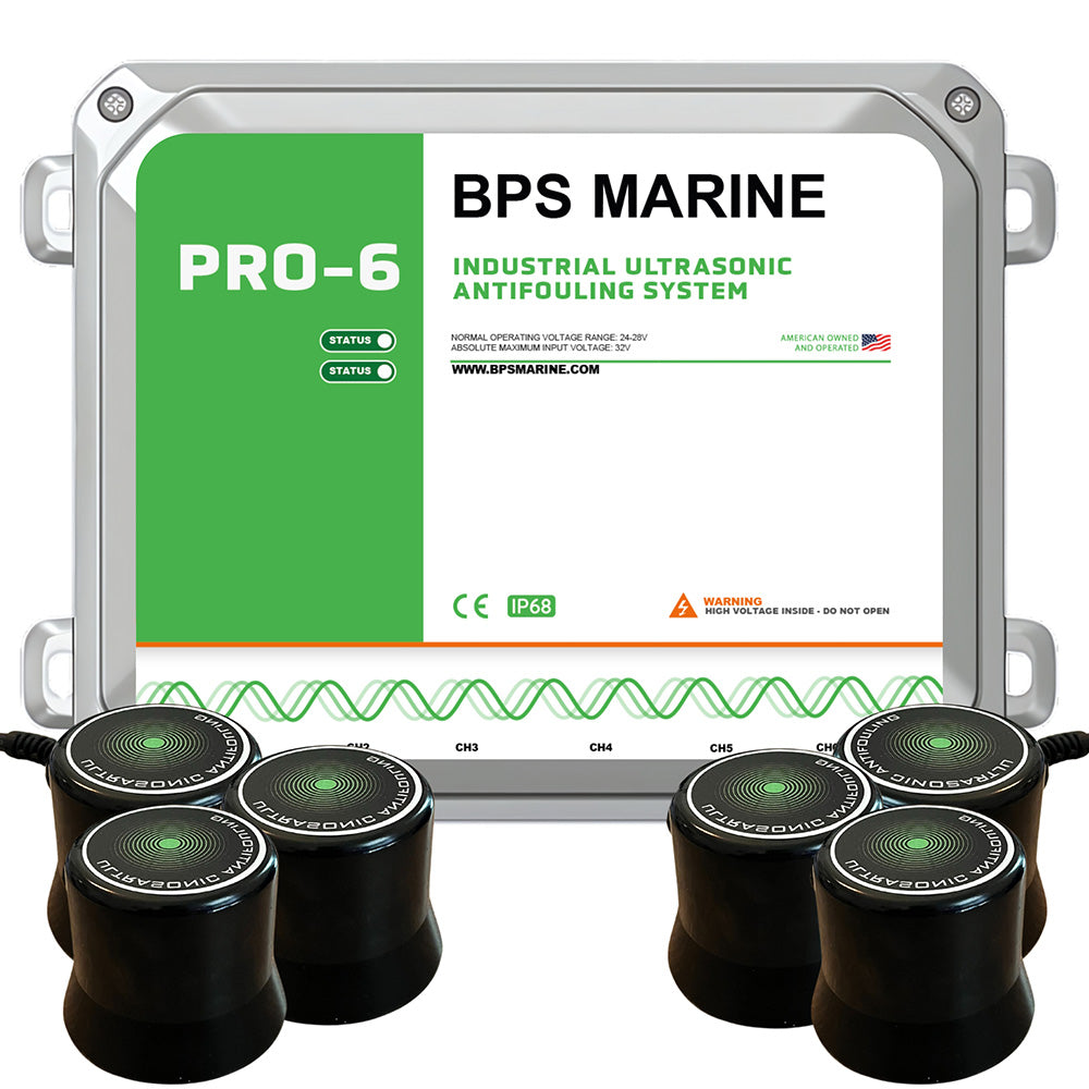 Système Antifouling Ultrasonique BPS Marine PRO-6 à 6 Transducteurs - 24VDC [24V-PRO-6]
