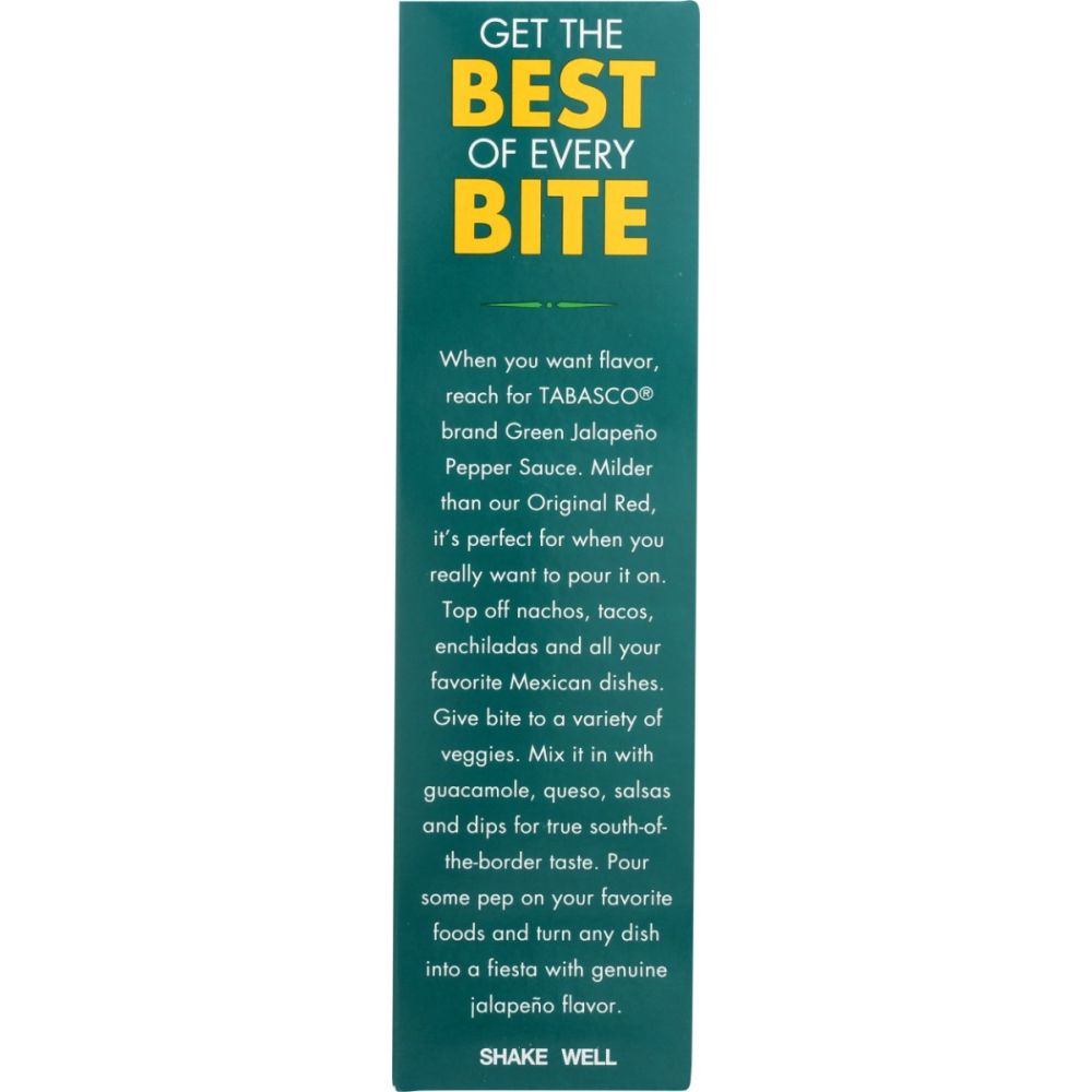 TABASCO: Sauce Pepper Jalapeno, 5 oz