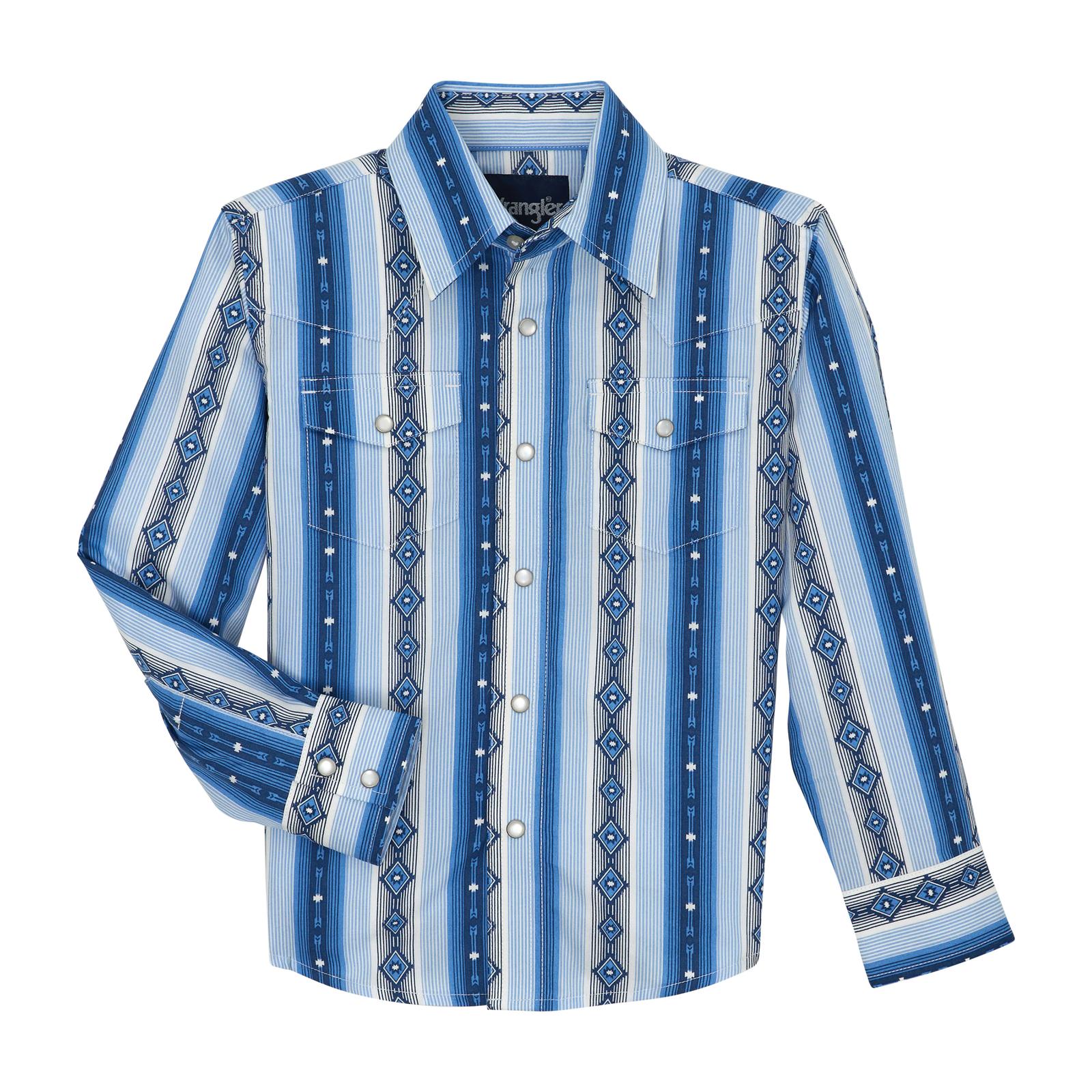 Blue Checotah Print | Wrangler Boys