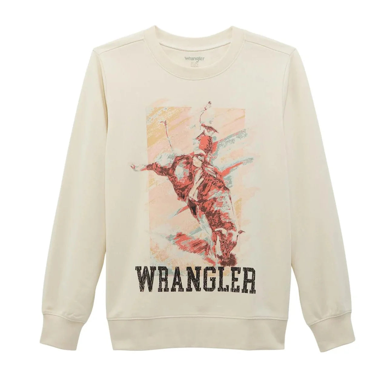 Sweat-shirt Bucking Pastelly | Wrangler Femme