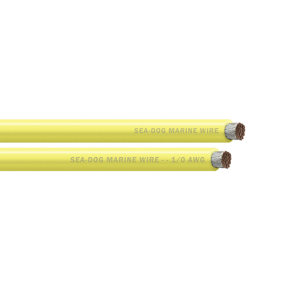 Sea-Dog 1/0 AWG Yellow Battery Cable - 250' [8011035]