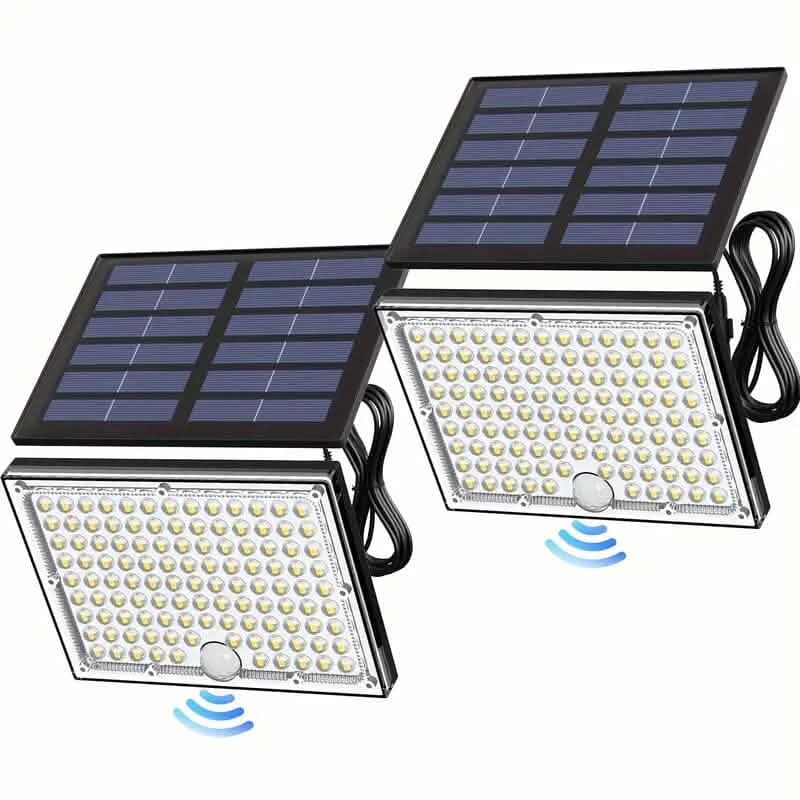 113 LEDクールホワイト投光器 ソーラーモーションセンサーライト