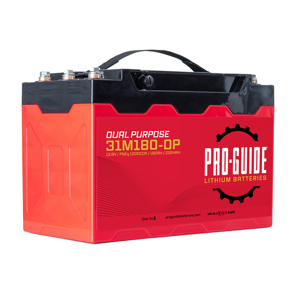 Pro-Guide Alpha Series Lithium Battery - 12V - 180AH - Group 31 [PGL31M180-DP]