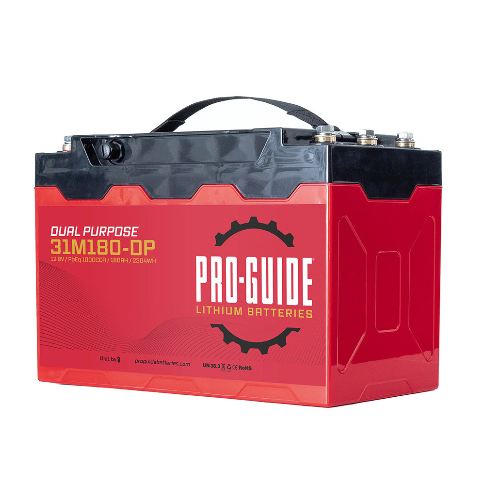 Pro-Guide Alpha Series Lithium Battery - 12V - 180AH - Group 31 [PGL31M180-DP]