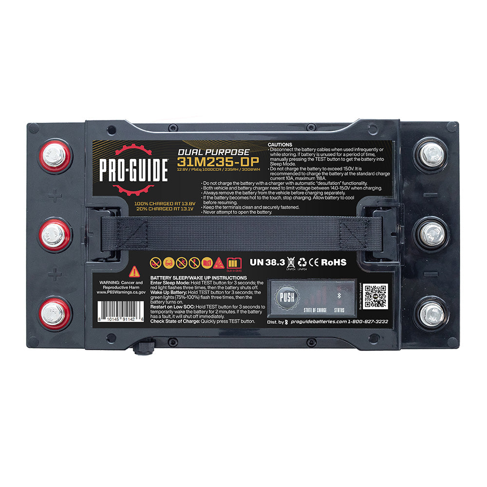 Pro-Guide Alpha Series Lithium Battery - 12V - 235AH - Group 31 (Tall) [31M235-DP]