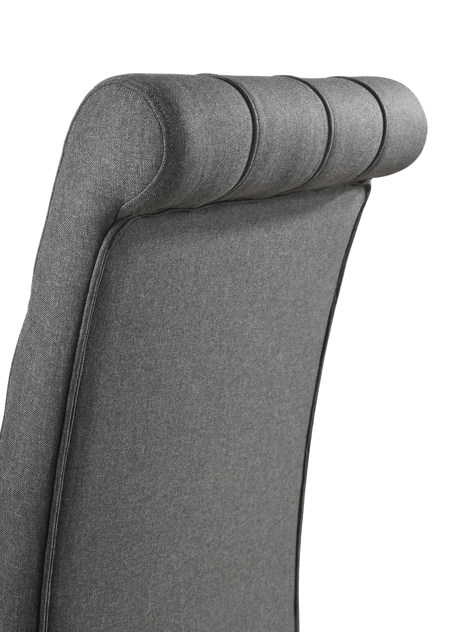 Alana Fabric Upholstered Dining Side Chair Grey (Set of 2)