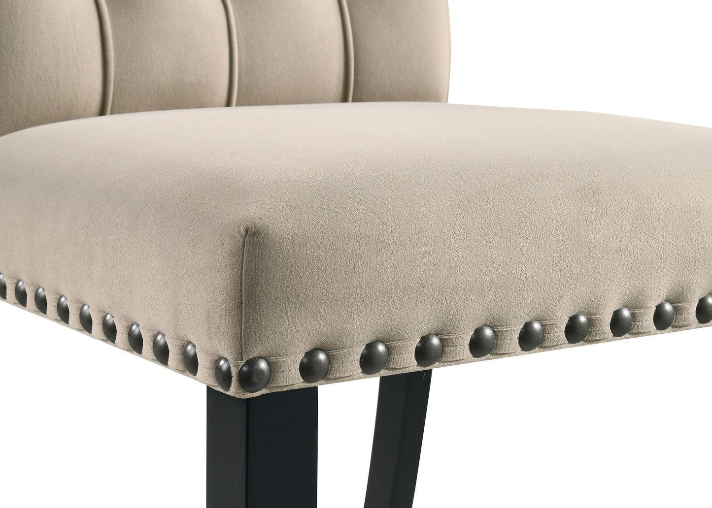 Alana Velvet Upholstered Dining Side Chair Sand (Set of 2)