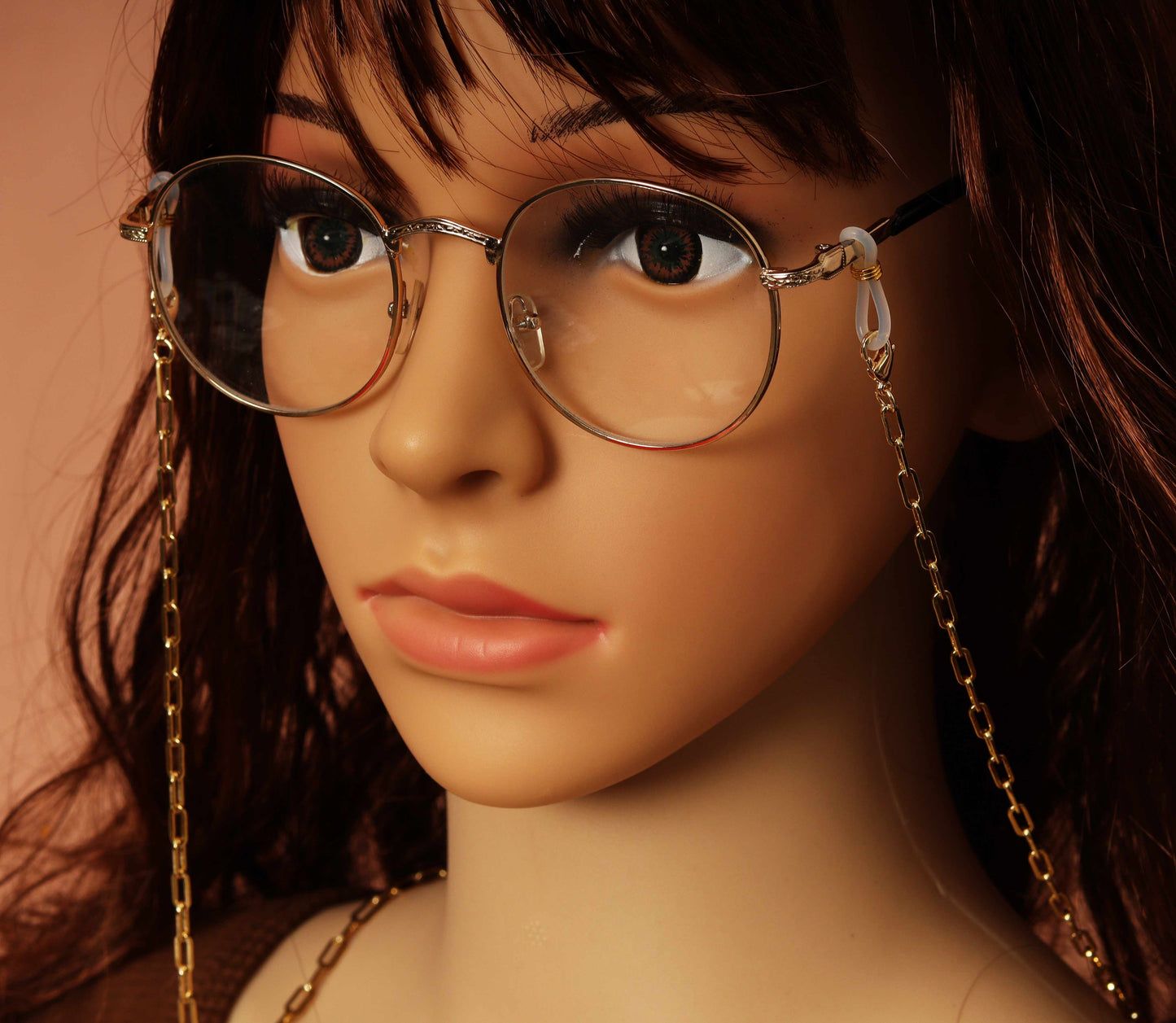 Gold Paperclip Sunglass Chain, sku#CL30
