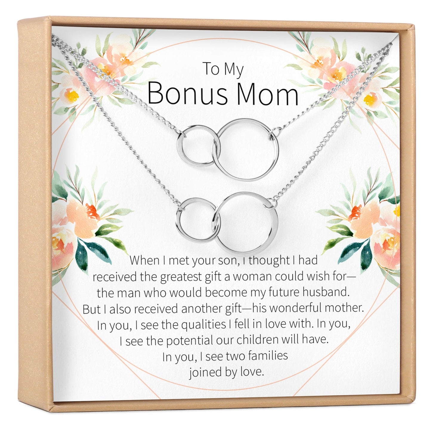 Bonus Mom Necklace, Multiple Styles