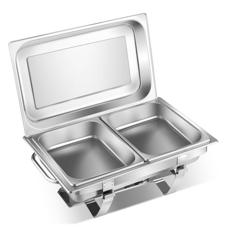 2 Packs Stainless Steel Chafing Dish