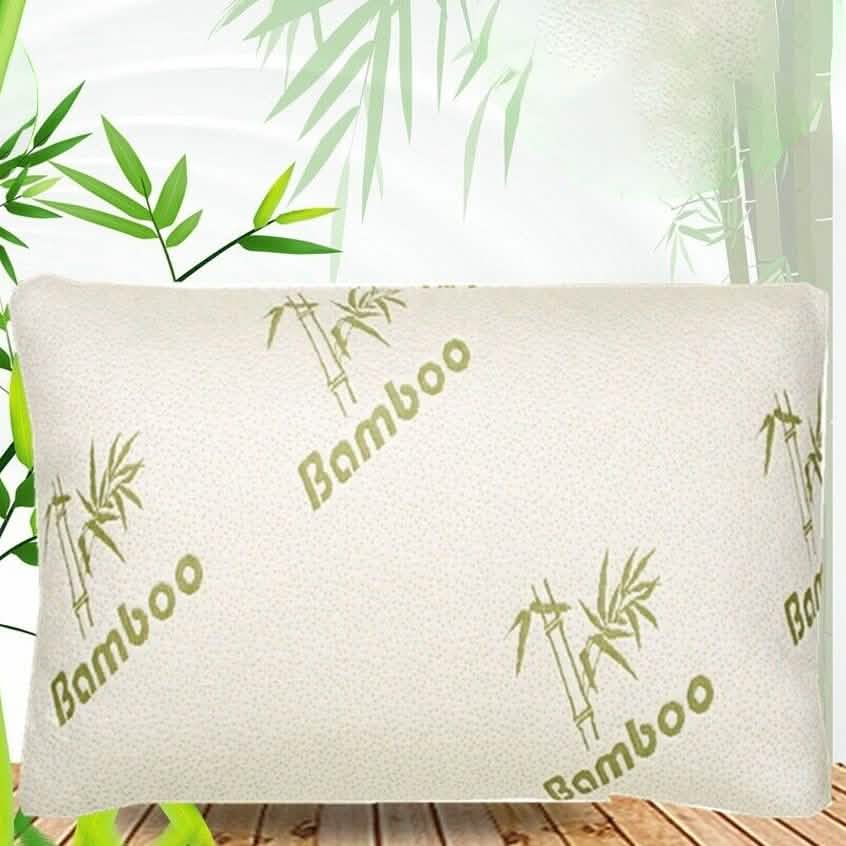 Lot de 2 : Oreillers à mémoire de forme Bamboo Comfort – Housse amovible hypoallergénique