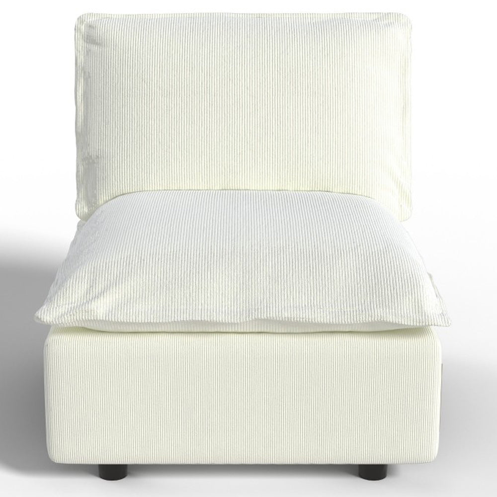 Ainfox Module Sofa Oversized Sectional Sofa White For Living Room