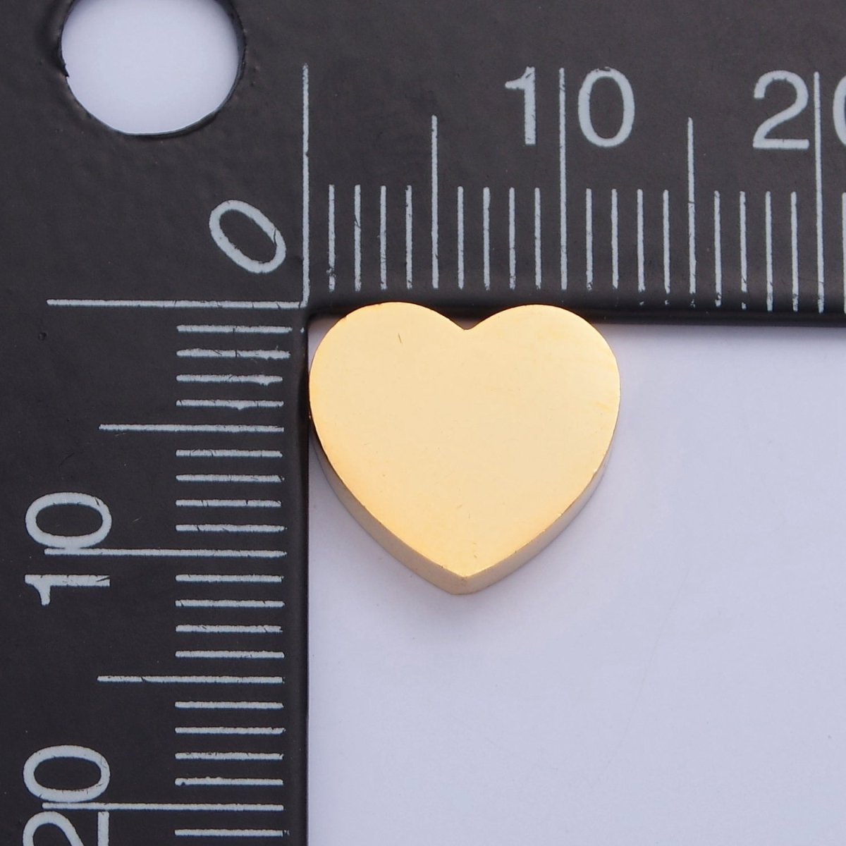 11mmx12mm Stainless Steel Heart Bead For Jewelry Making W-847 W-848