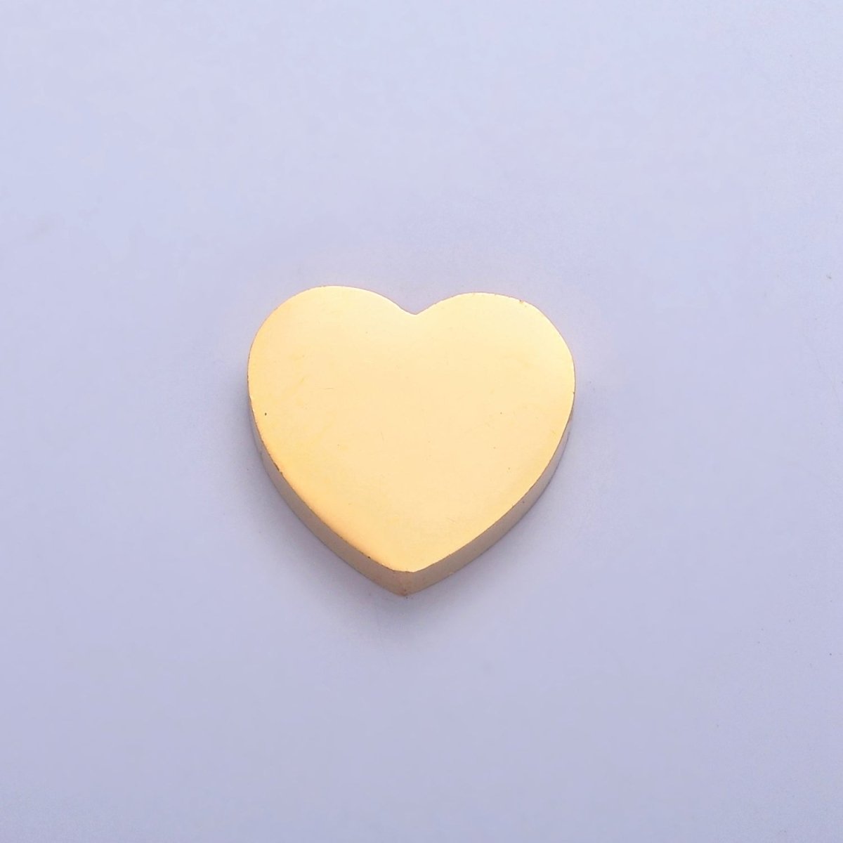 11mmx12mm Stainless Steel Heart Bead For Jewelry Making W-847 W-848
